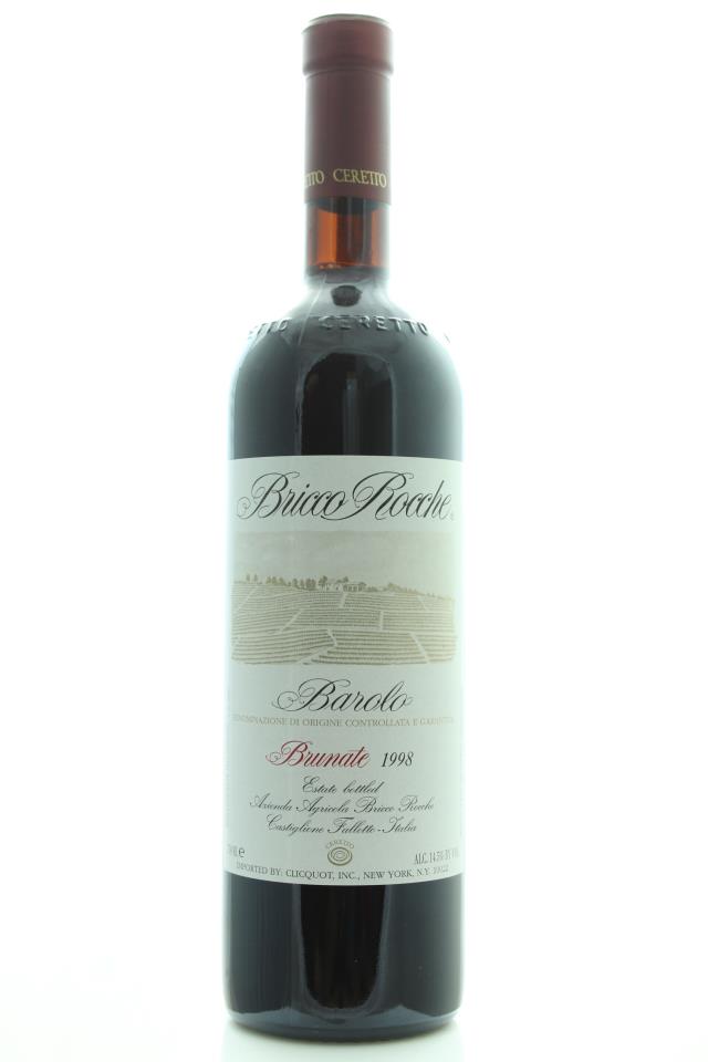 Ceretto Bricco Rocche Barolo Brunate 1998