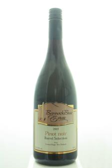 Bannock Brae Pinot Noir Barrel Selection 2005