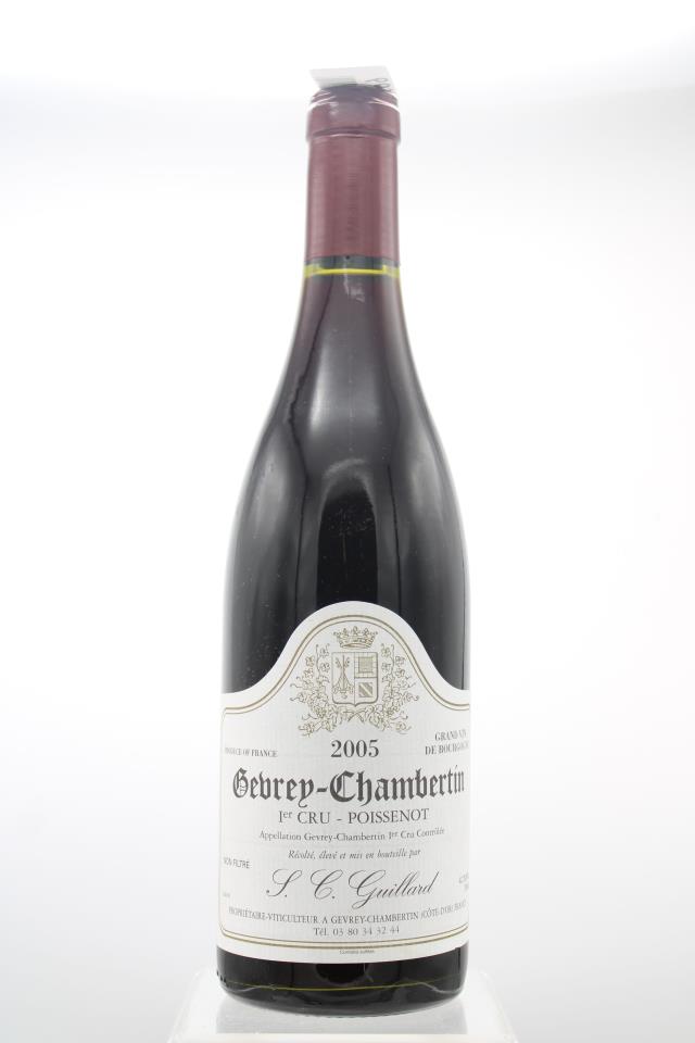 S.C. Guillard Gevrey-Chambertin Poissenot 2005