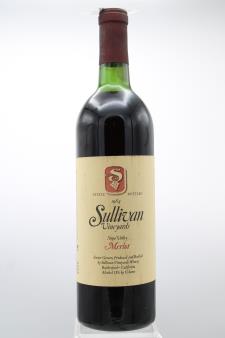 Sullivan Vineyards Merlot 1984