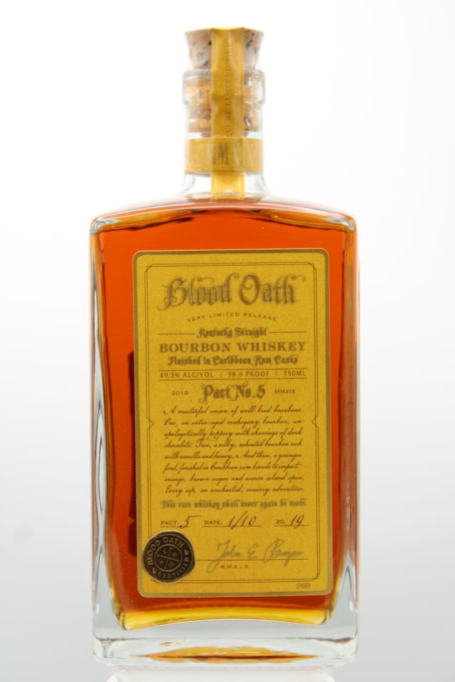 Lux Row Blood Oath Kentucky Straight Bourbon Whiskey Pact #5 2019