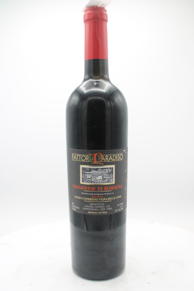 Fattoria Paradiso Sangiovese di Romagna Vigna delle Lepri Riserva Superiore 1995