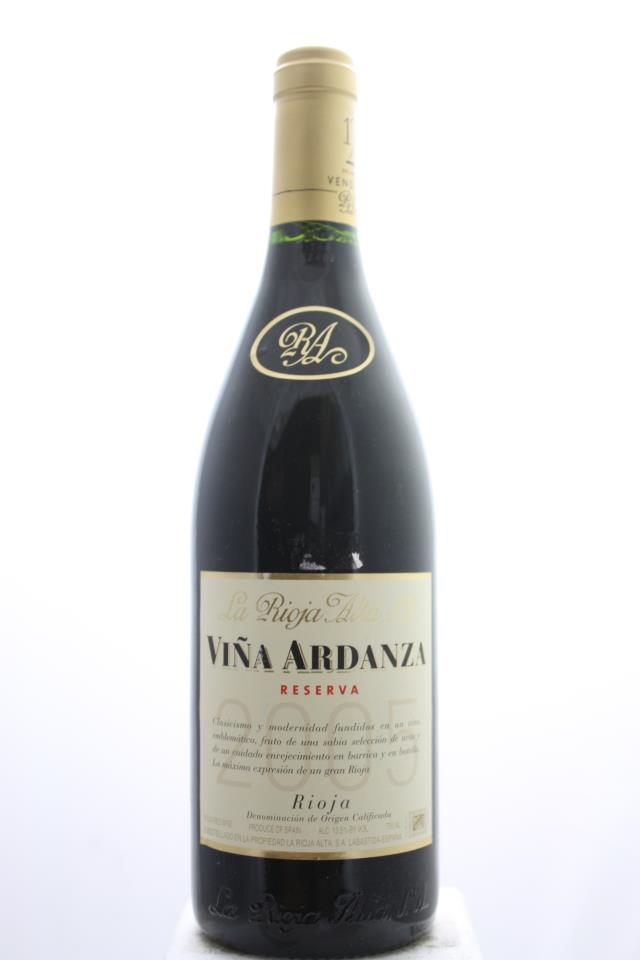 La Rioja Alta Viña Ardanza Reserva 2005