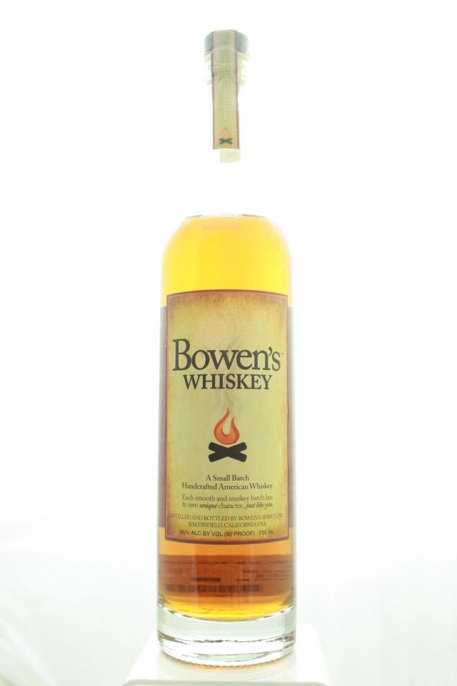 Bowen's Small Batch Handcrafted American Whiskey MV