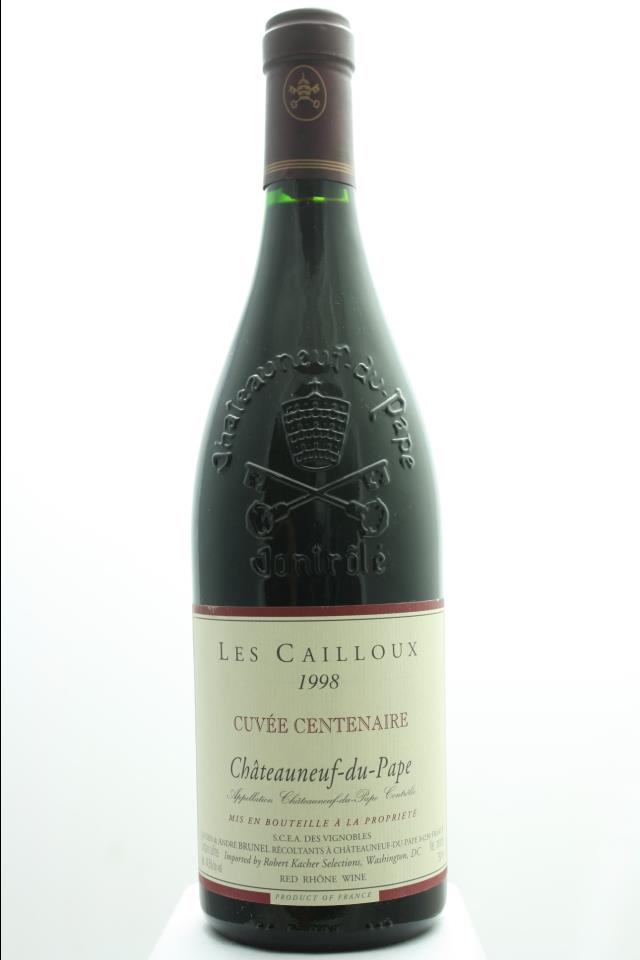 Lucien et André Brunel Les Cailloux Châteauneuf-du-Pape Cuvée Centenaire 1998