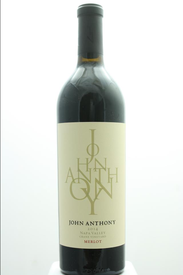 John Anthony Merlot Crane Vineyard 2014