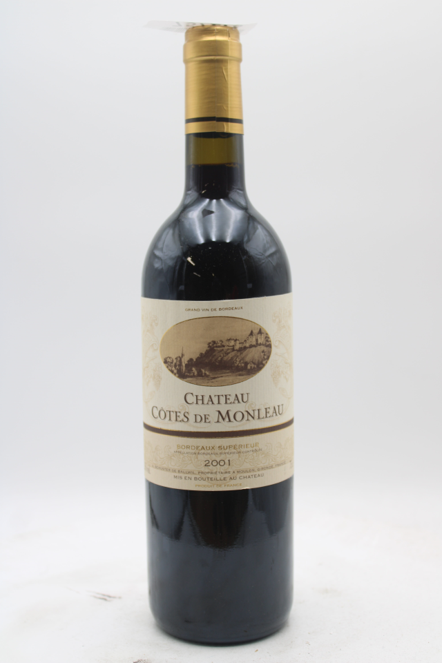 Cotes de Monleau Bordeaux Superieur 2001