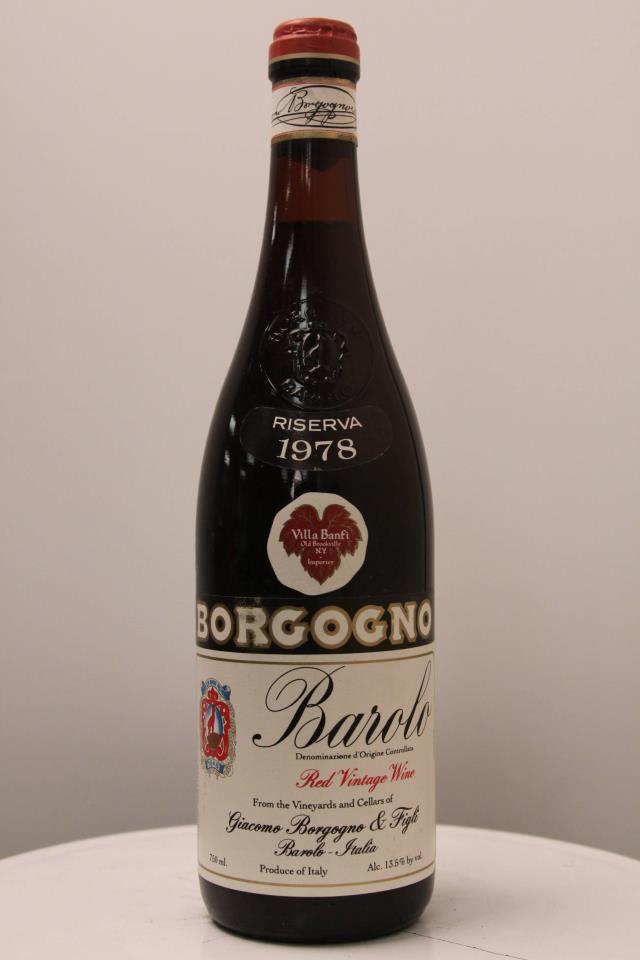 G. Borgogno Barolo Riserva 1978