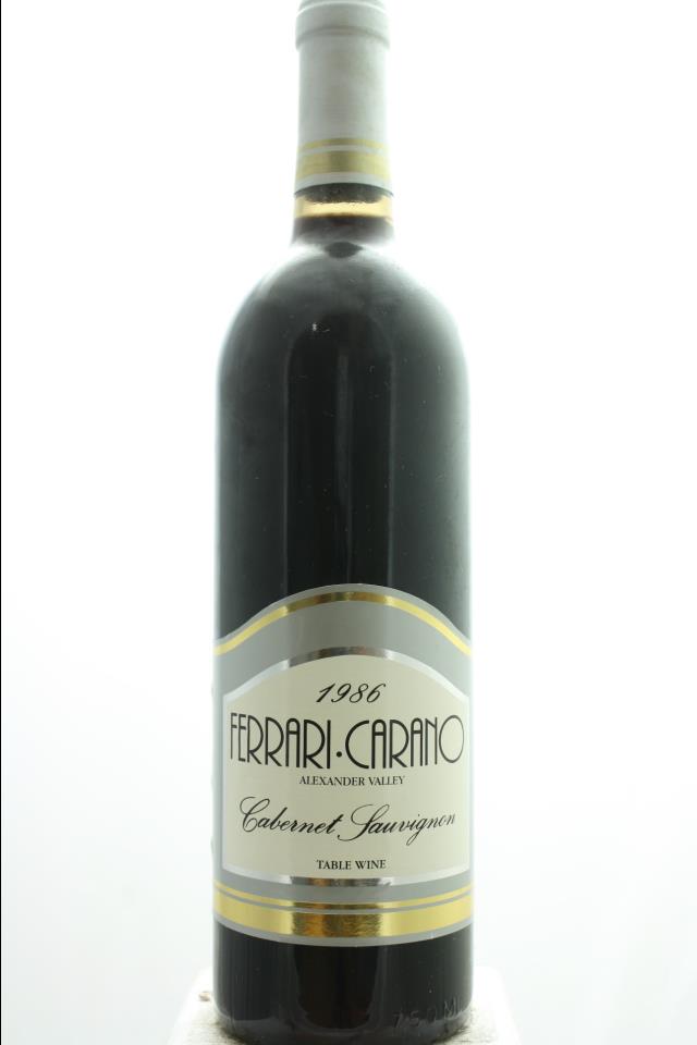 Ferrari-Carano Cabernet Sauvignon 1986