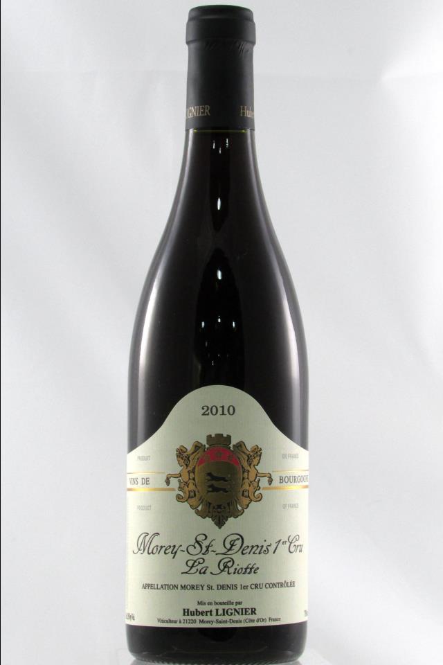 Hubert Lignier Morey-Saint-Denis La Riotte 2010