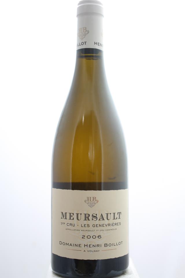 Henri Boillot (Domaine) Meursault Les Genevrières 2006