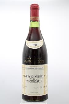 Domaine des Varoilles Gevrey-Chambertin Champonnets 1983