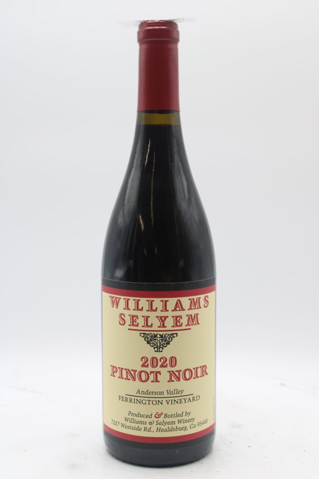 Williams Selyem Pinot Noir Ferrington Vineyard 2020