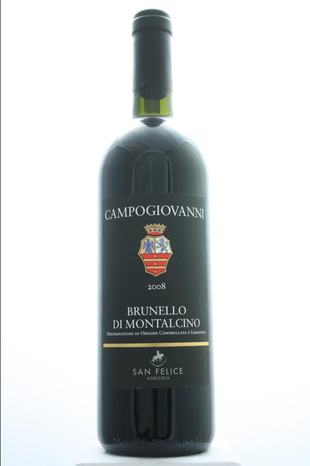 San Felice Brunello di Montalcino Campogiovanni 2008