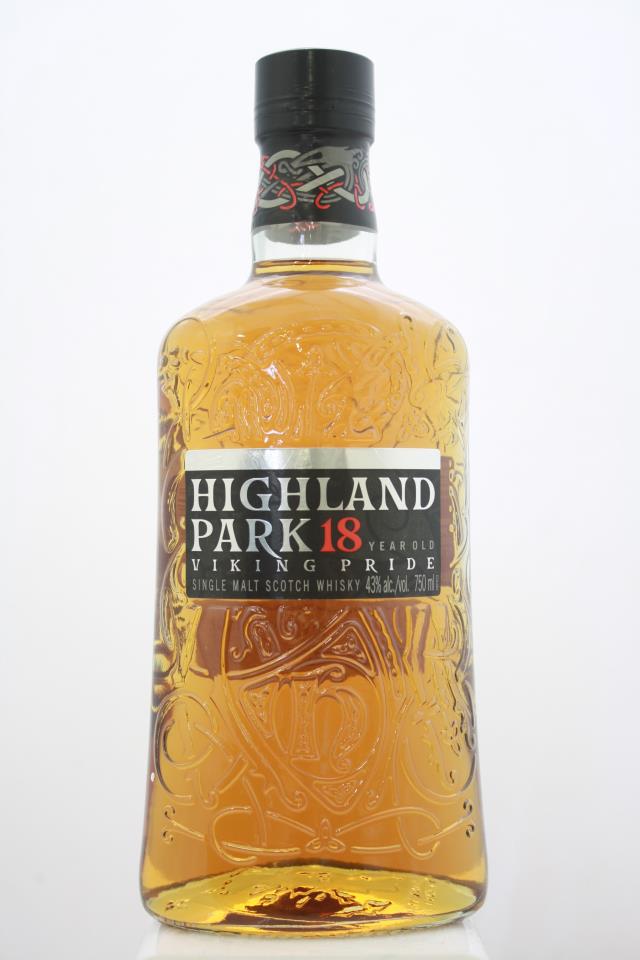 Highland Park Single Malt Scotch Whisky Viking Pride 18-Year-Old NV