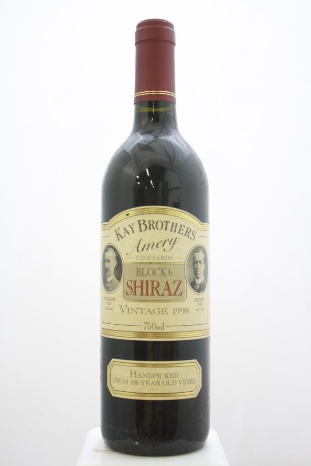 Kay Brothers Shiraz Block 6 Amery Vineyards 1998