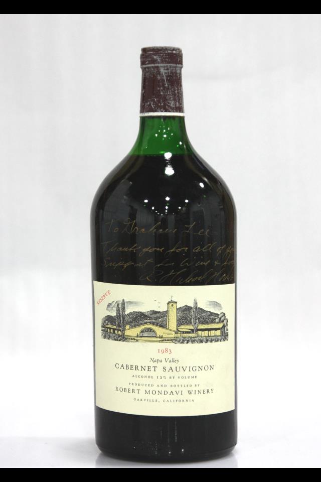 Robert Mondavi Cabernet Sauvignon Reserve 1983