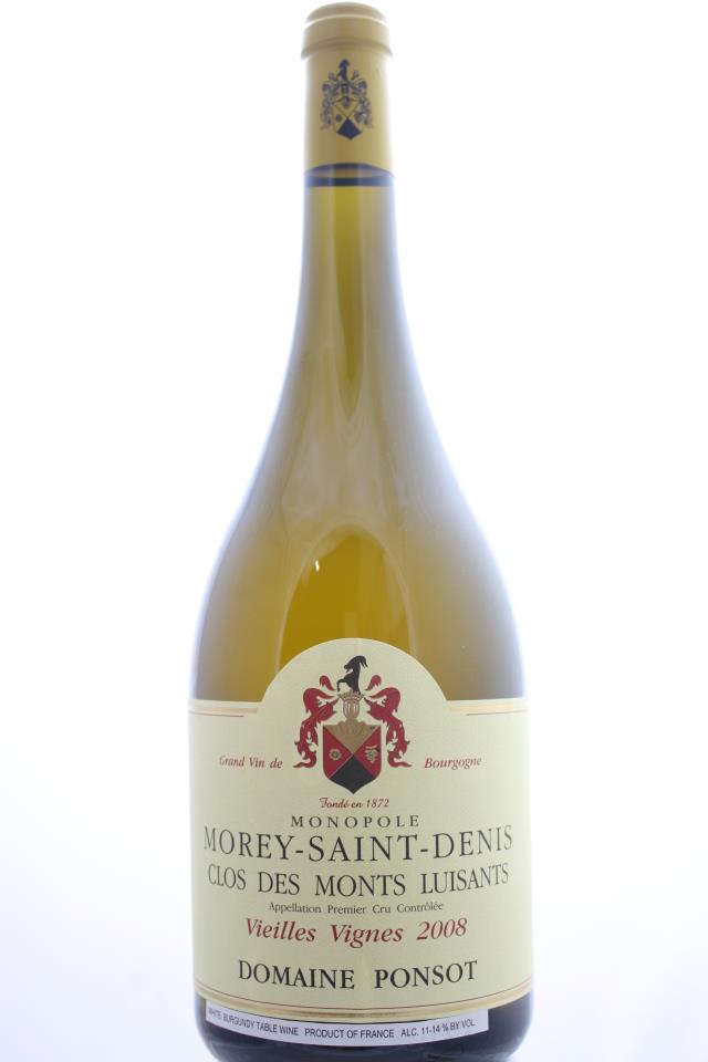 Ponsot Morey-Saint-Denis Clos des Monts Luisants Vieilles Vignes Blanc 2008