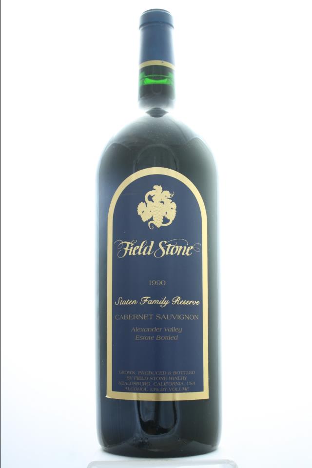 Field Stone Cabernet Sauvignon Estate Staten Family Reserve 1990