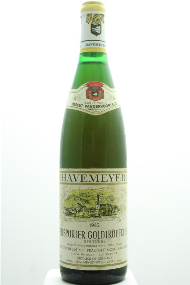 Havemeyer Piesporter Goldtröpfchen Riesling Spätlese #23 1982