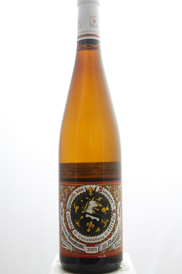 Langwerth von Simmern Erbacher Marcobrunn Riesling Kabinett #02 2001
