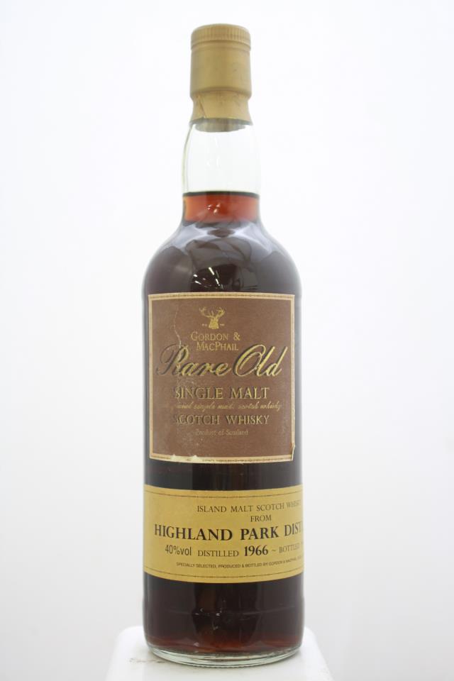 Highland Park Gordon & MacPhail Single Malt Scotch Whisky Rare Old 1966