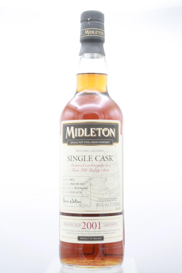 Midleton Single Pot Still Irish Whiskey Single Cask 2001