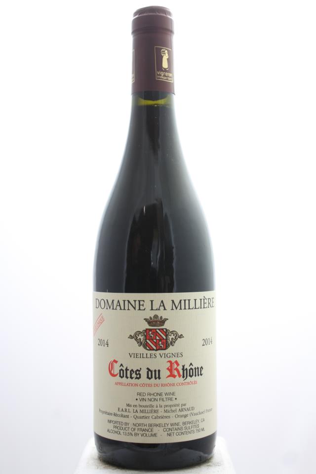 Domaine La Millière Côtes-du-Rhône Vieilles Vignes Cuvée Unique 2014