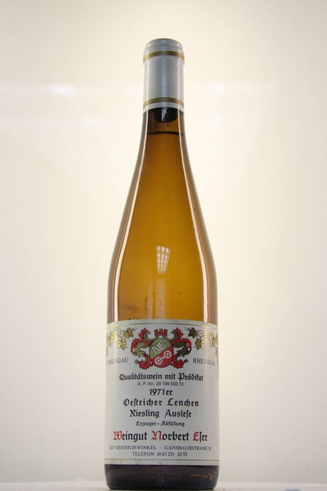 N. Eser Oestricher Lenchen Riesling Auslese 1971