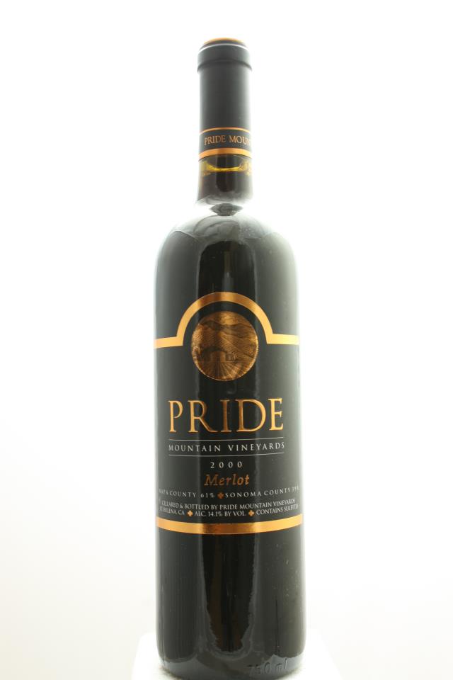 Pride Mountain Vineyards Merlot 2000