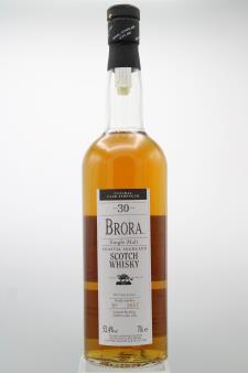 Brora Single Malt Cask Strength 30 Year-Old Coastal Highland Scotch Whisky NV