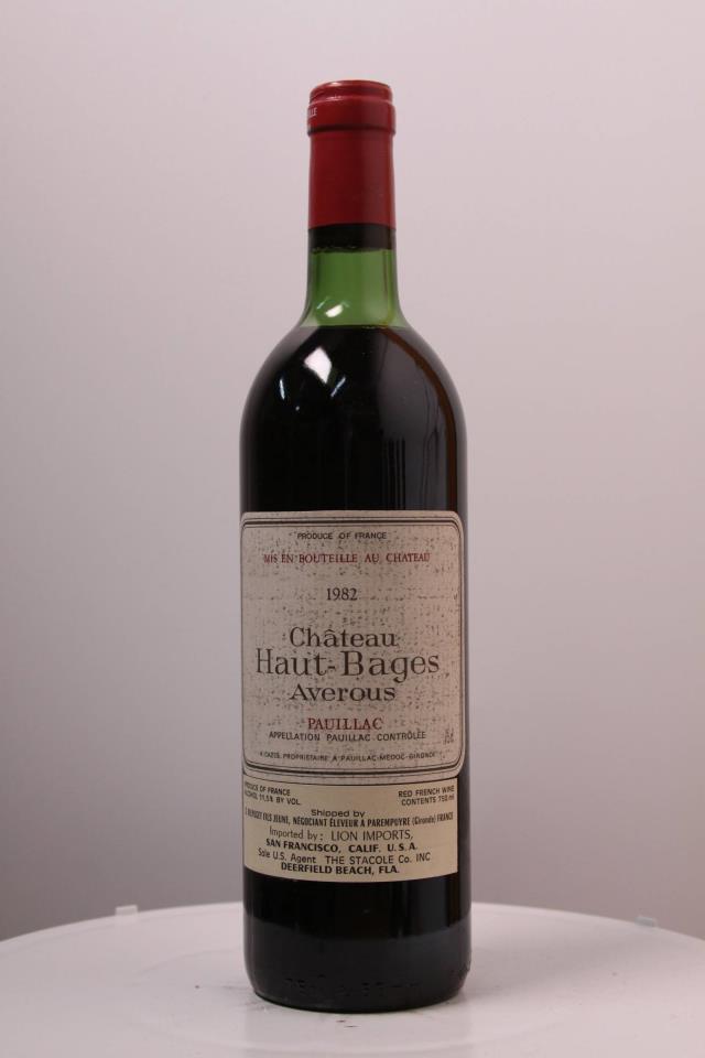 Haut Bages Averous 1982