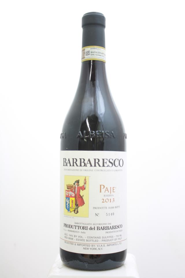 Produttori del Barbaresco Barbaresco Riserva Pajè 2013