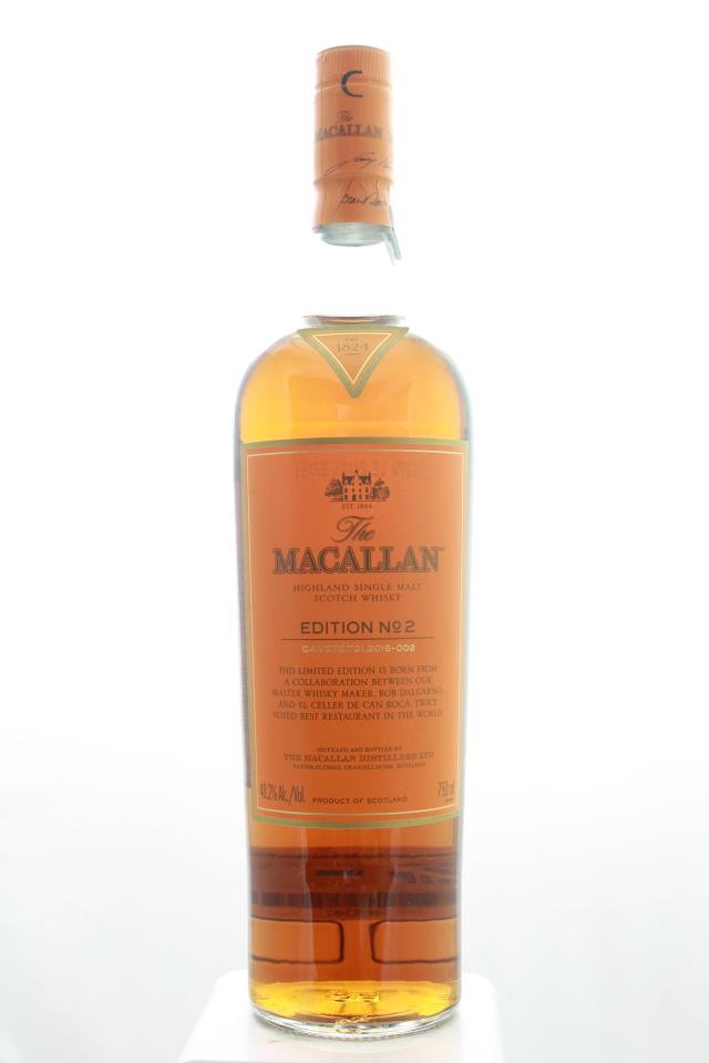 The Macallan Highland Single Malt Scotch Whisky Edition #2 NV