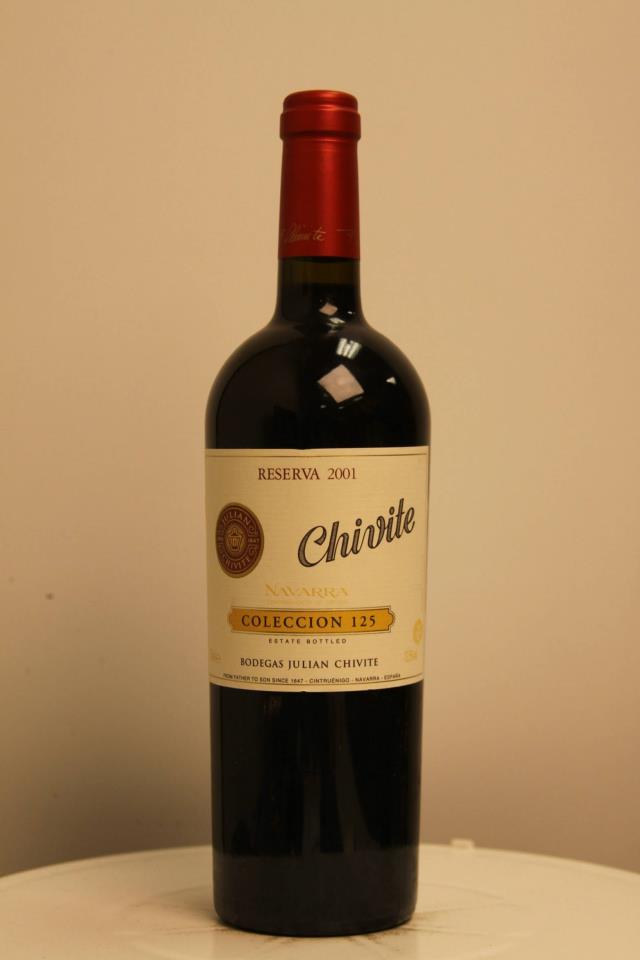 Julian Chivite Navarra Coleccion 125 Reserva 2001
