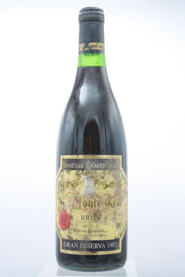 Bodegas Riojanas Rioja Gran Reserva Monte Real 1987