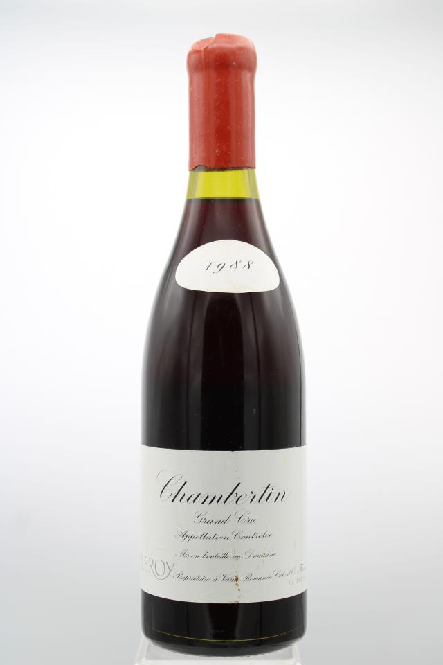 Domaine Leroy Chambertin 1988