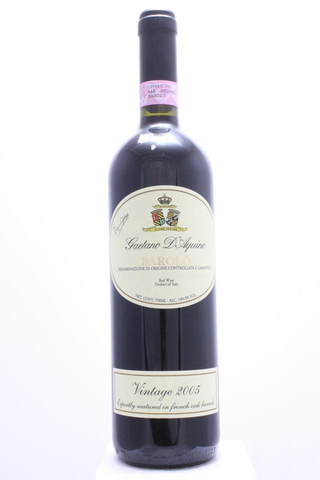 Gaetano d'Aquino Barolo 2005