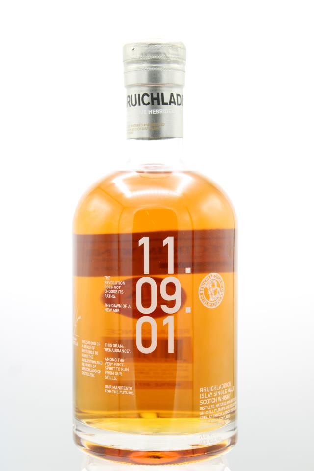 Bruichladdich Renaissance Single Malt Whiskey 11.09.01 Aged 9 Years 2001
