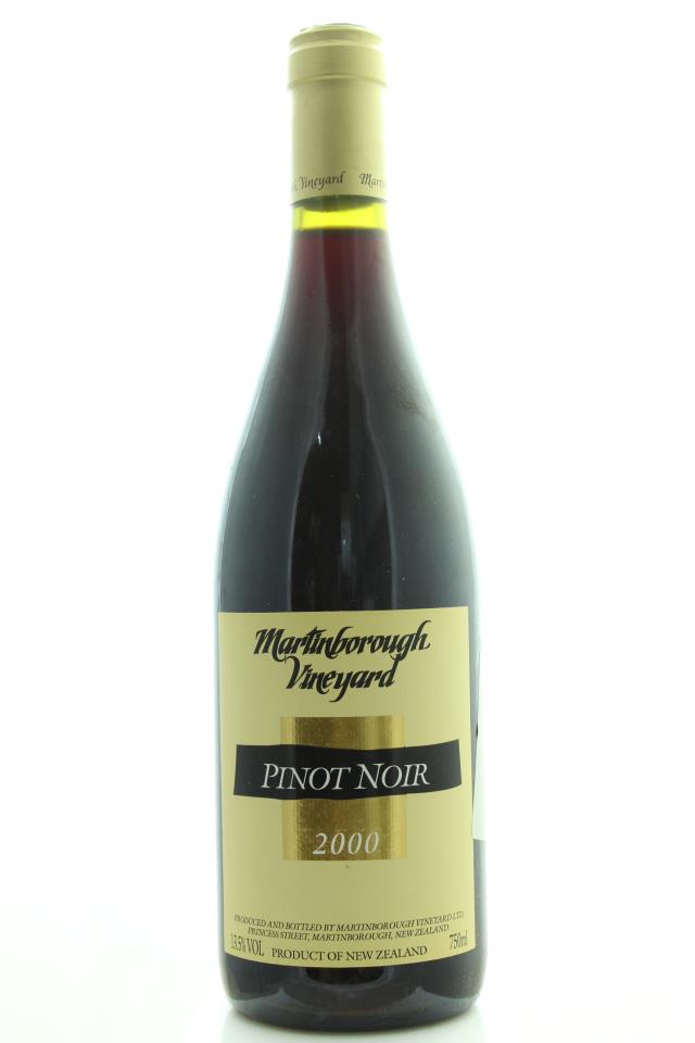  Martinborough Vineyard Pinot Noir 2000
