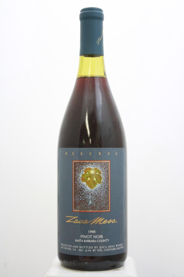 Zaca Mesa Pinot Noir Reserve 1988
