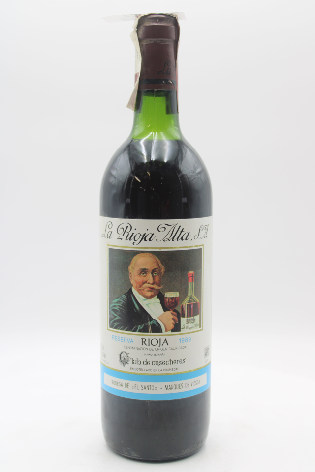 La Rioja Alta S.A. Club de Cosecheros Reserva 1989