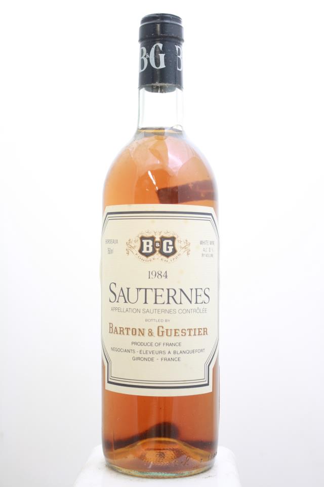 Barton & Guestier Sauternes 1984