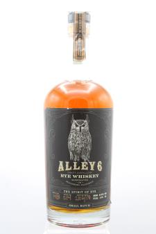 Alley 6 Craft Distillery Rye Whiskey NV