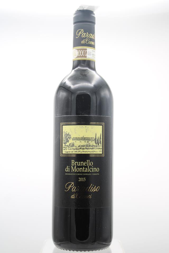 Paradiso di Cacuci Brunello di Montalcino 2015