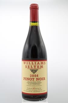 Williams Selyem Pinot Noir Flax Vineyard 2004