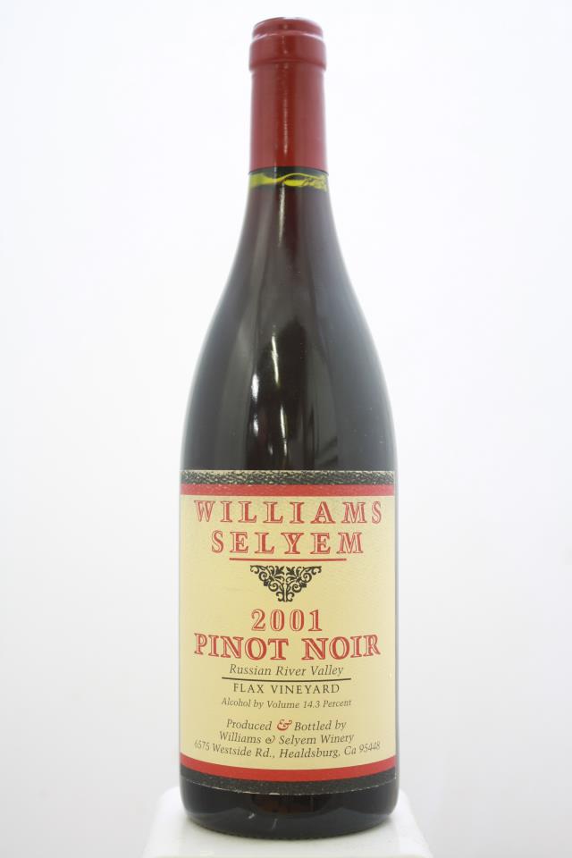 Williams Selyem Pinot Noir Flax Vineyard 2001