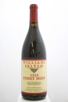 Williams Selyem Pinot Noir Weir Vineyard 2015