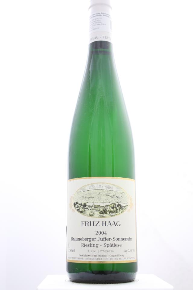 Fritz Haag Brauneberger Juffer-Sonnenuhr Riesling Spätlese #07 2004