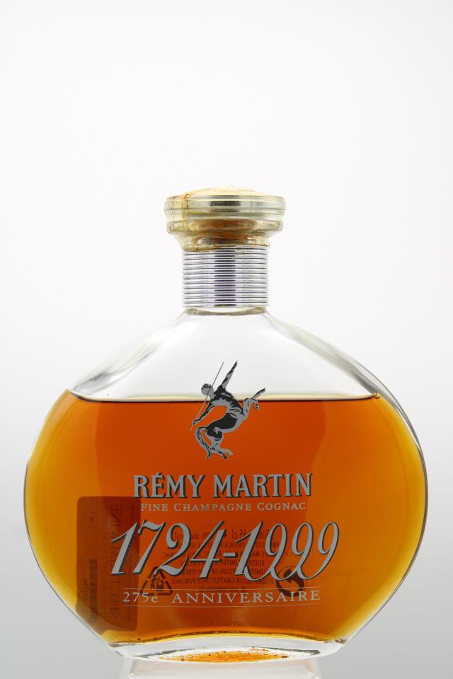 ブランデー REMY MARTIN grande fine champagne 1724 Remy Martin Fine Champagne Cognac 275 Anniversaire 1724-1999 NV